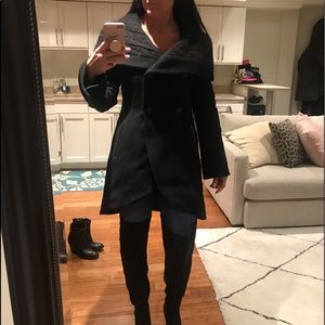 Mackage Tessa wool mid length trench